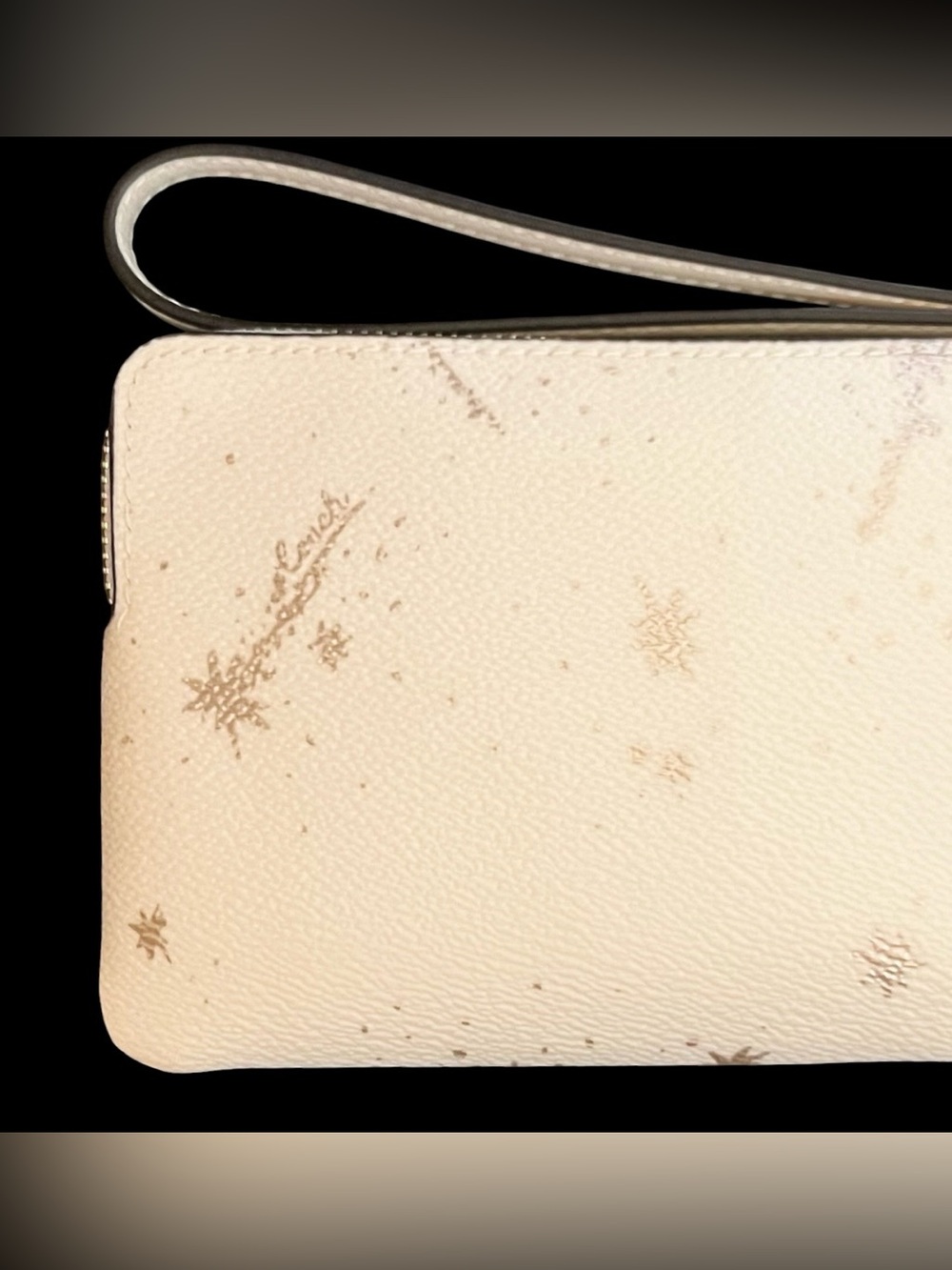 Coach Corner Zip Star Wristlet In Chalk Multi, NWT - Picture 8 of 16